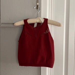 Nordstrom Rack, Halter Crop Top, Red, L